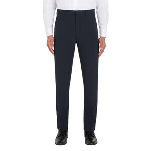 Calvin Klein Men's Black Slim fit dress Suit Pants